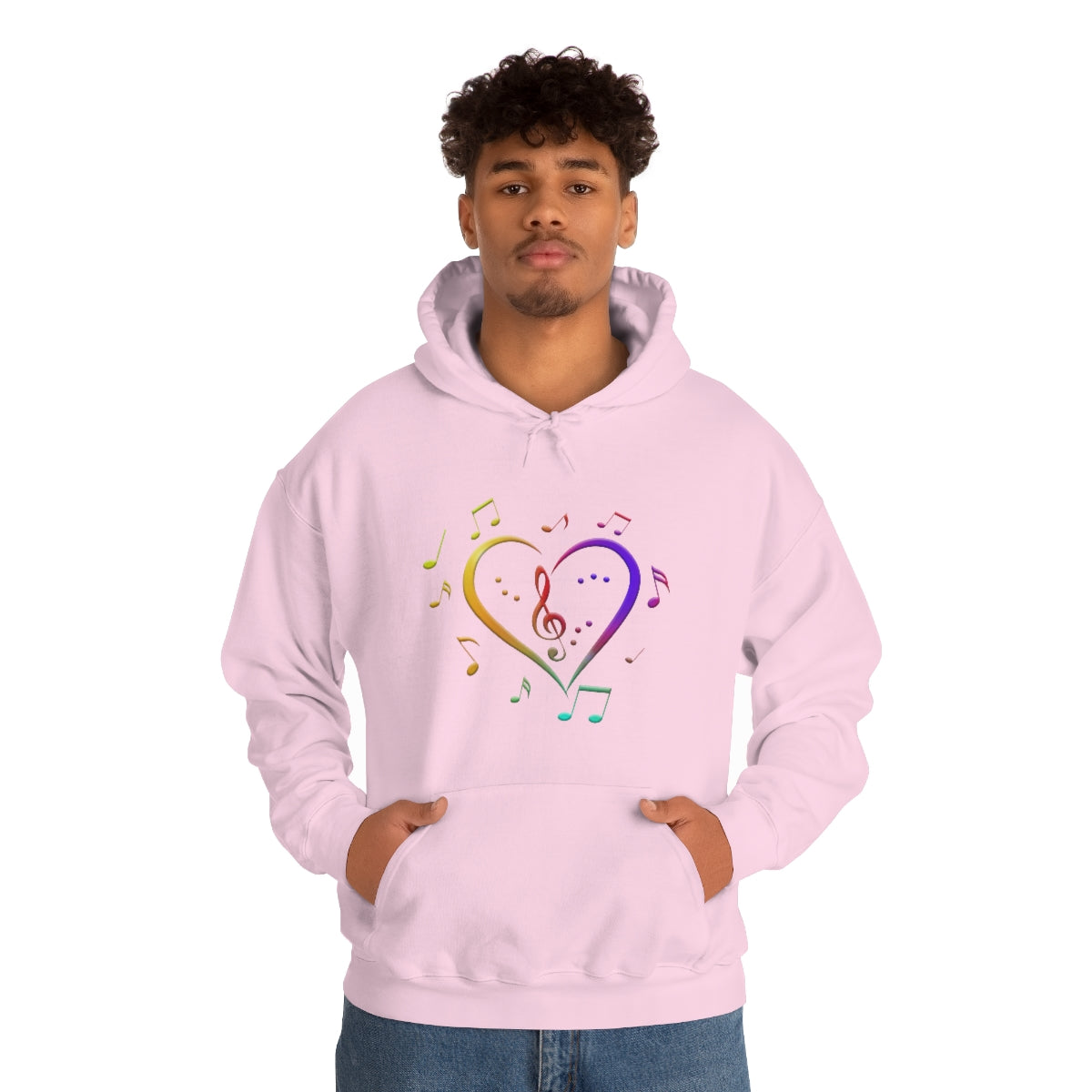 Unisex Heavy Blend™ Hooded Sweatshirt - Love of Music