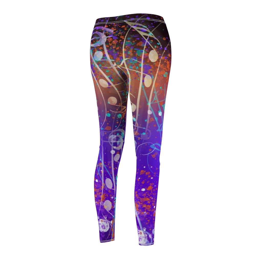 Sport & Casual Leggings - Music Notes