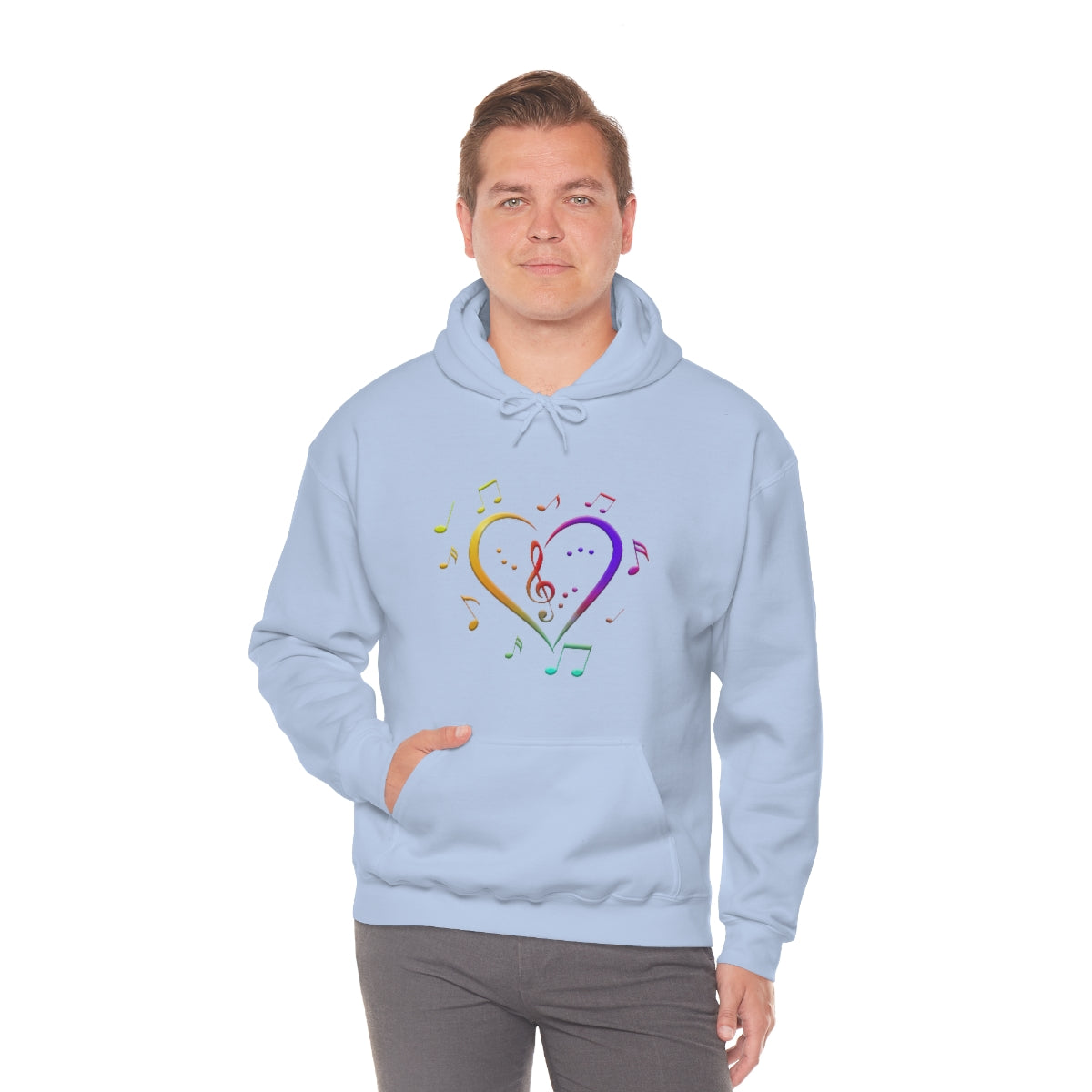 Unisex Heavy Blend™ Hooded Sweatshirt - Love of Music
