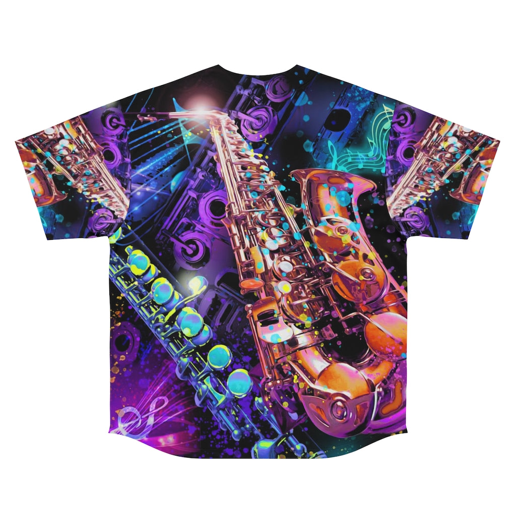 Men's Baseball Jersey - Music 2