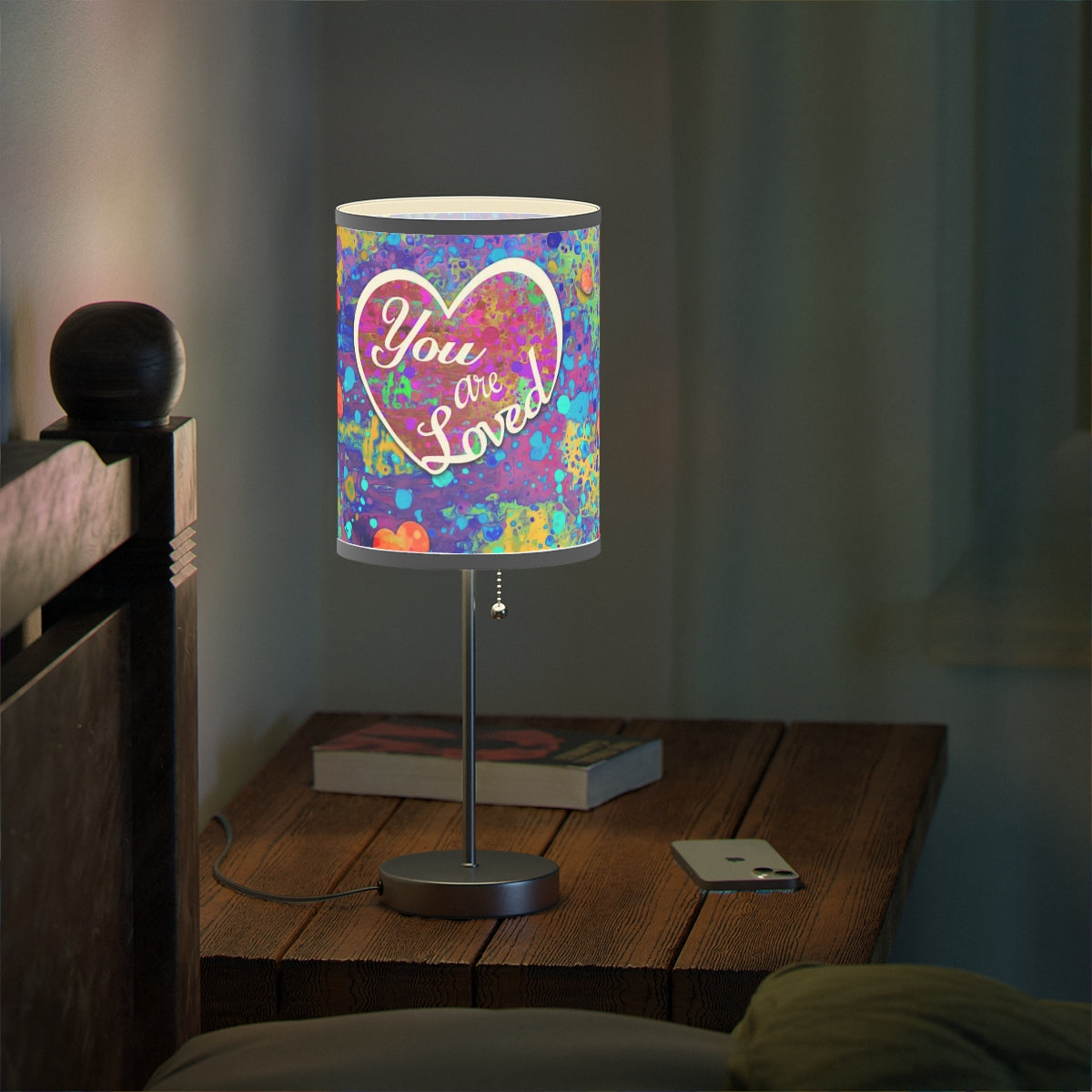 Lamp on a Stand, US|CA plug - You are Loved