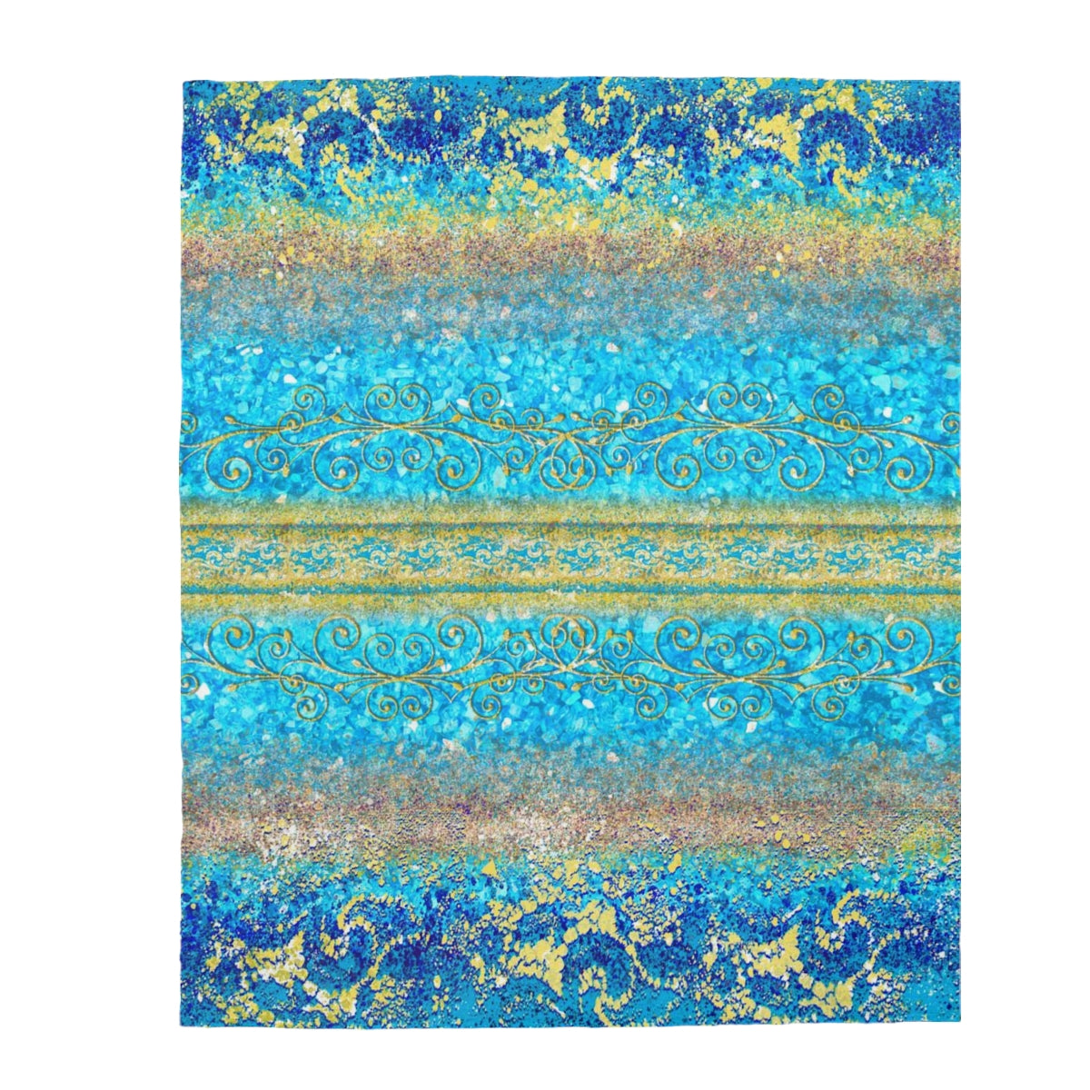 Velveteen Plush Blanket - Royal Blue