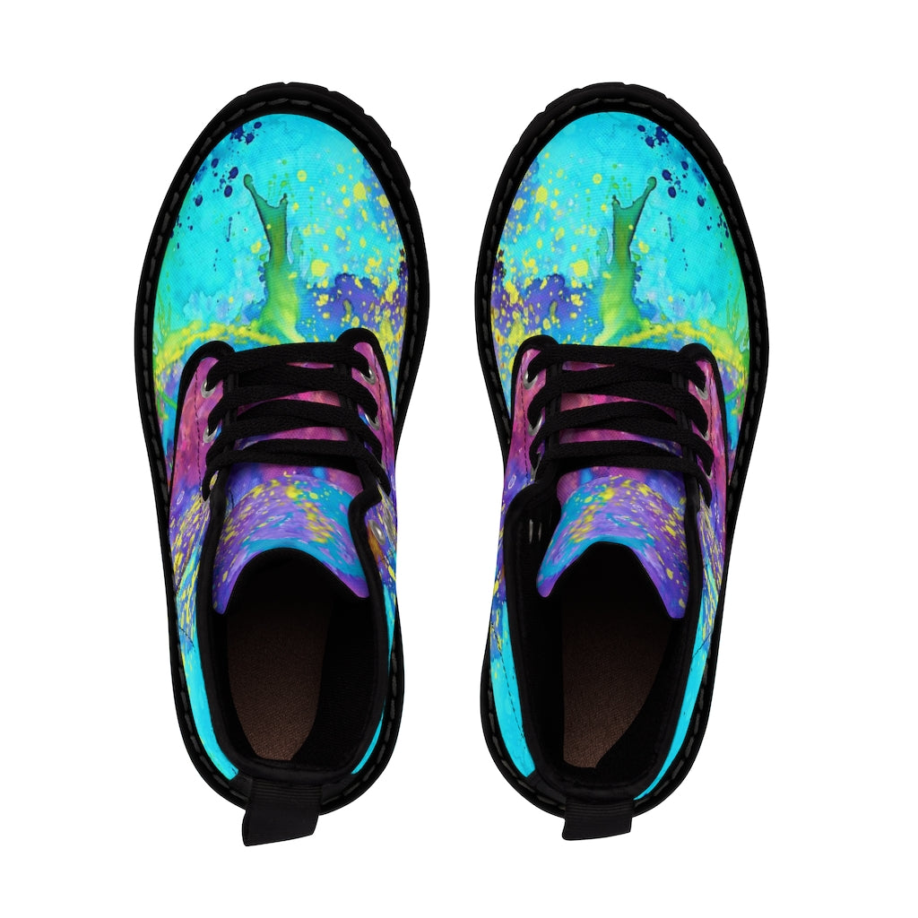 Women's Canvas Boots - Turbulence