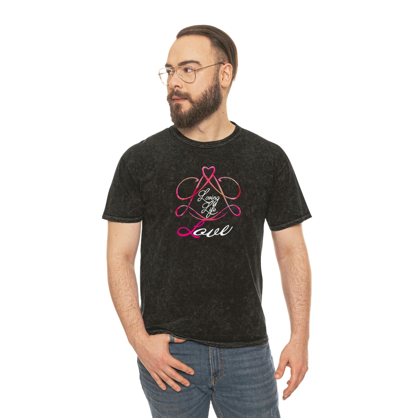 Unisex Mineral Wash T-Shirt - LL/LOVE