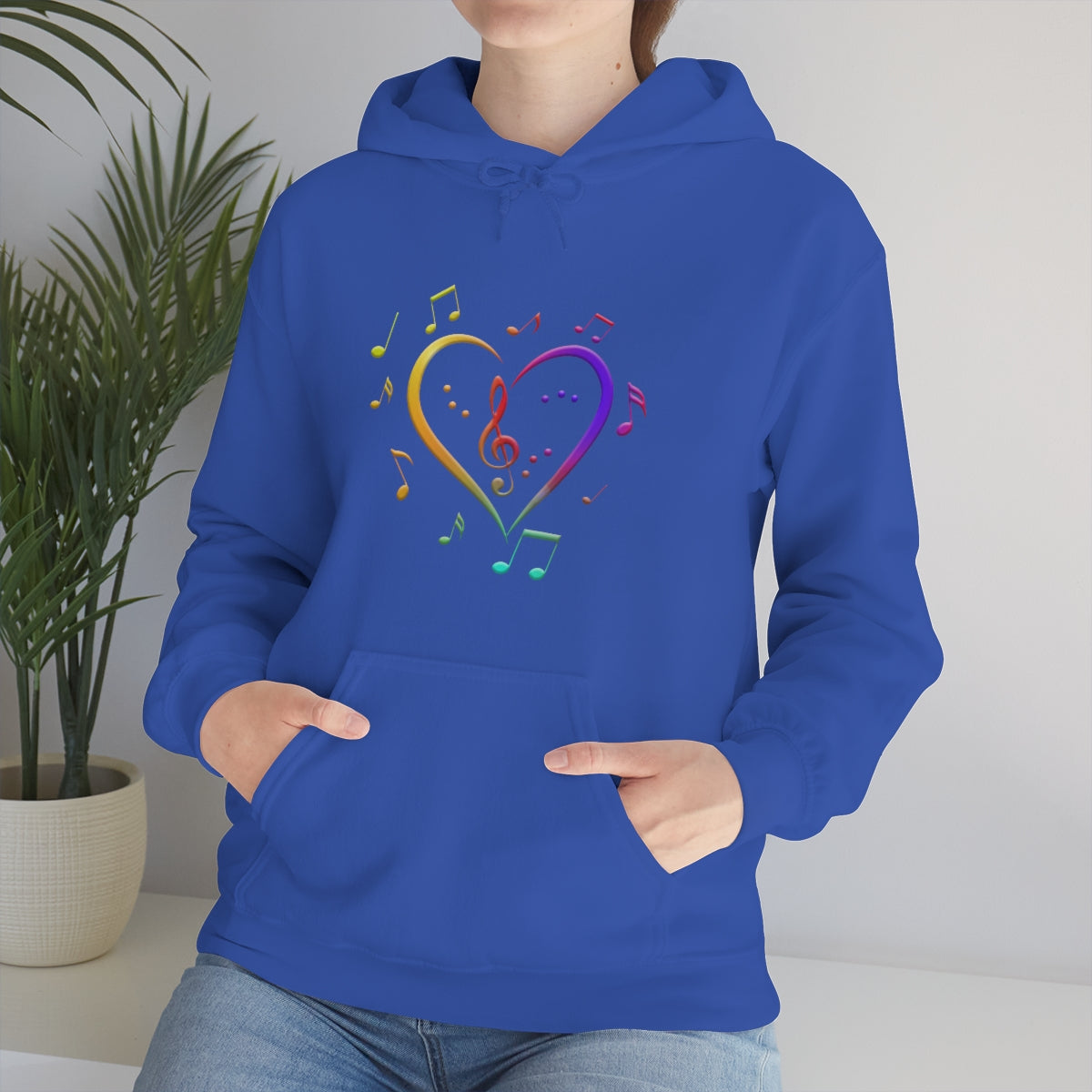 Unisex Heavy Blend™ Hooded Sweatshirt - Love of Music