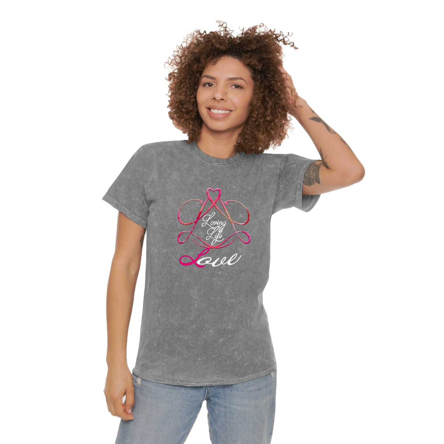 Unisex Mineral Wash T-Shirt - LL/LOVE