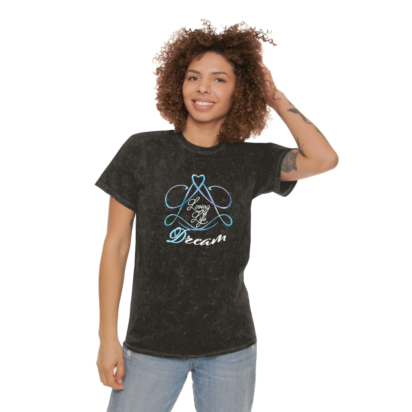 Unisex Mineral Wash T-Shirt - LL/Dream