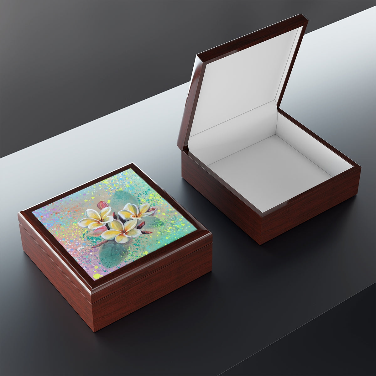 Jewelry Box - Plumeria
