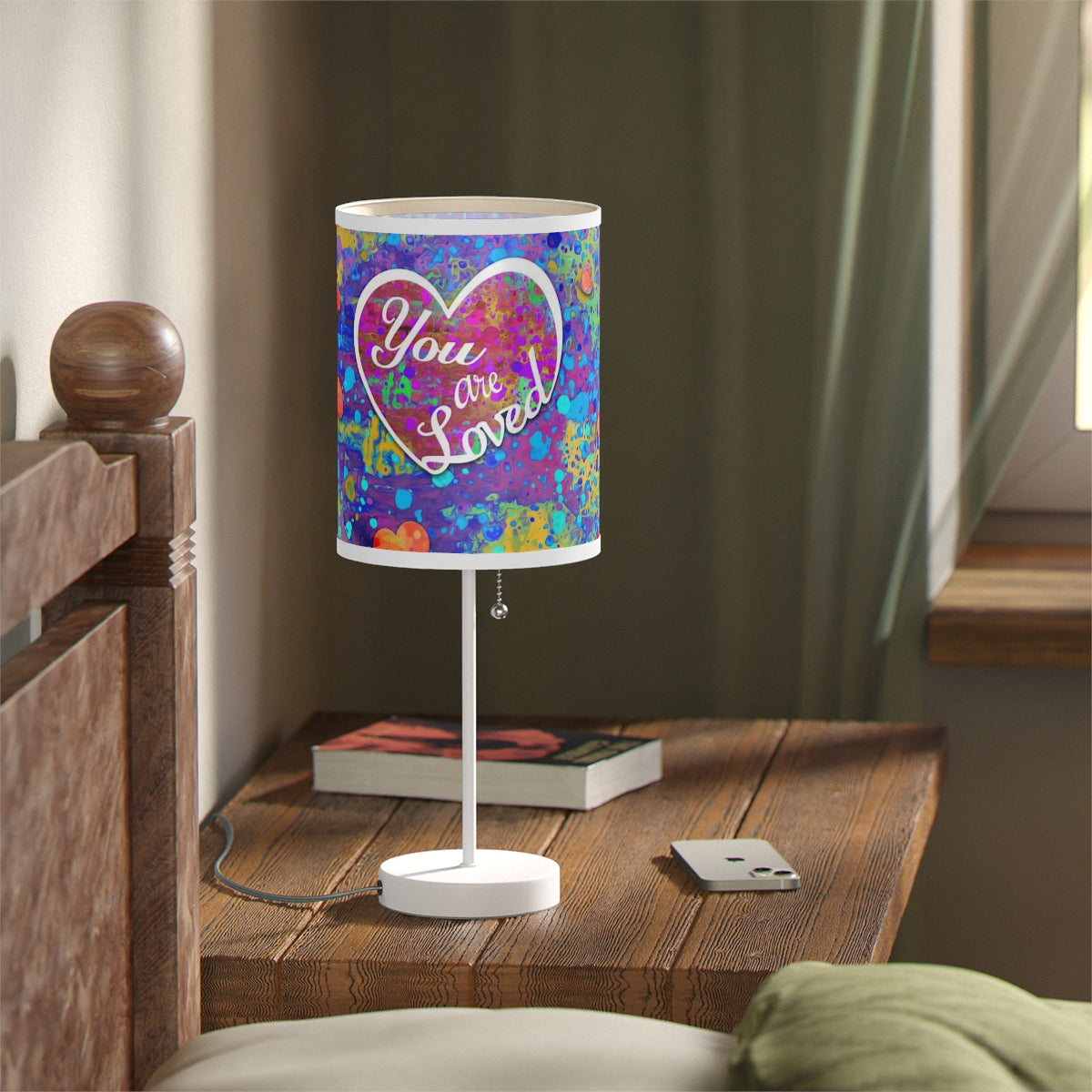 Lamp on a Stand, US|CA plug - You are Loved