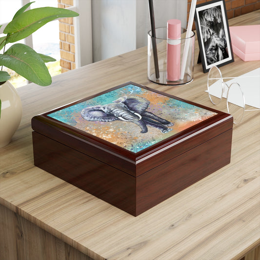 Jewelry Box - African Elephant