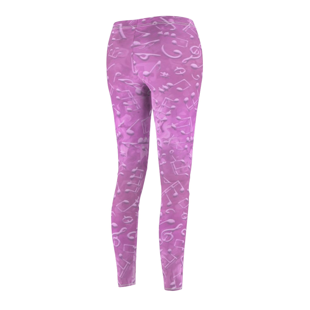 Sport & Casual Leggings - Love of Music/Pink