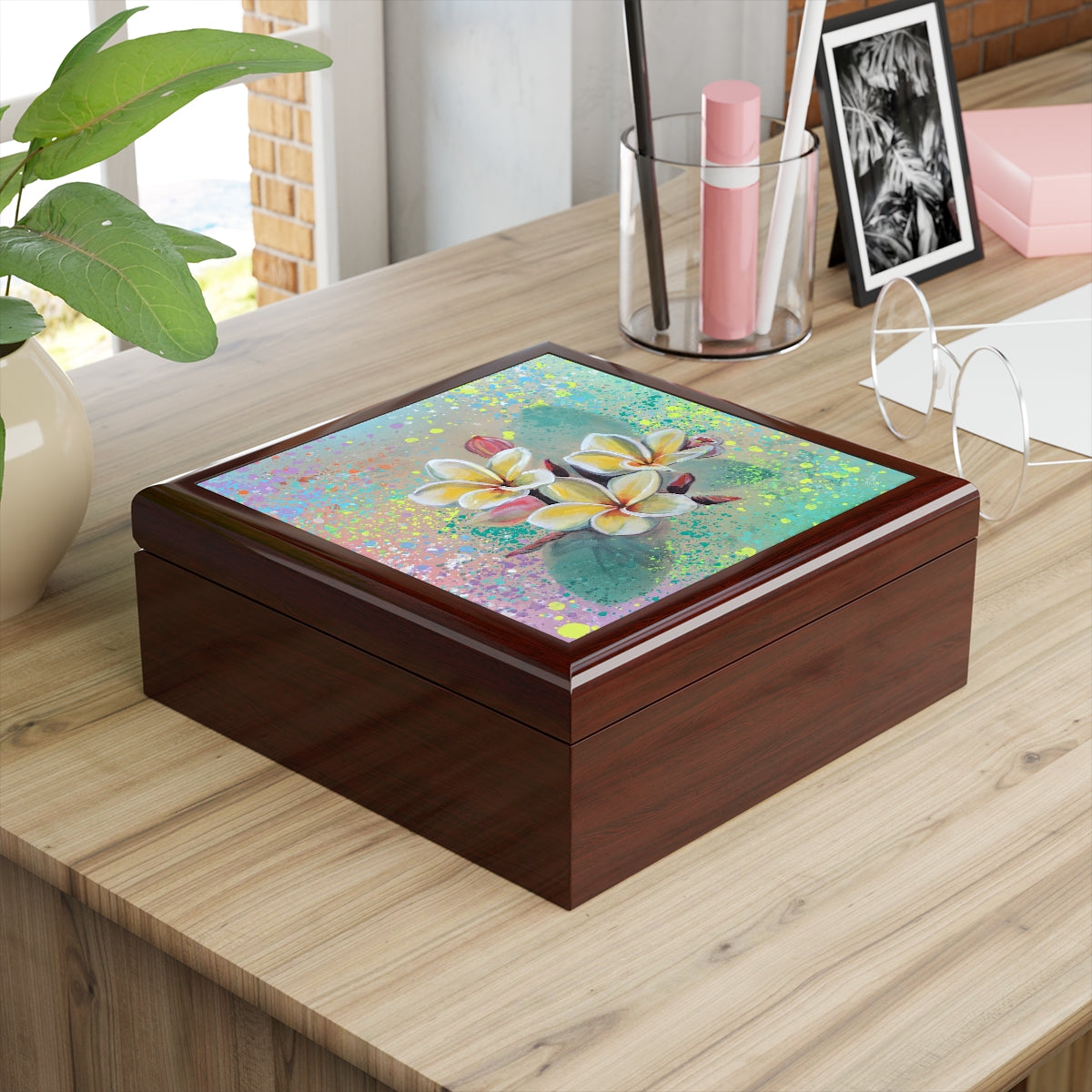 Jewelry Box - Plumeria