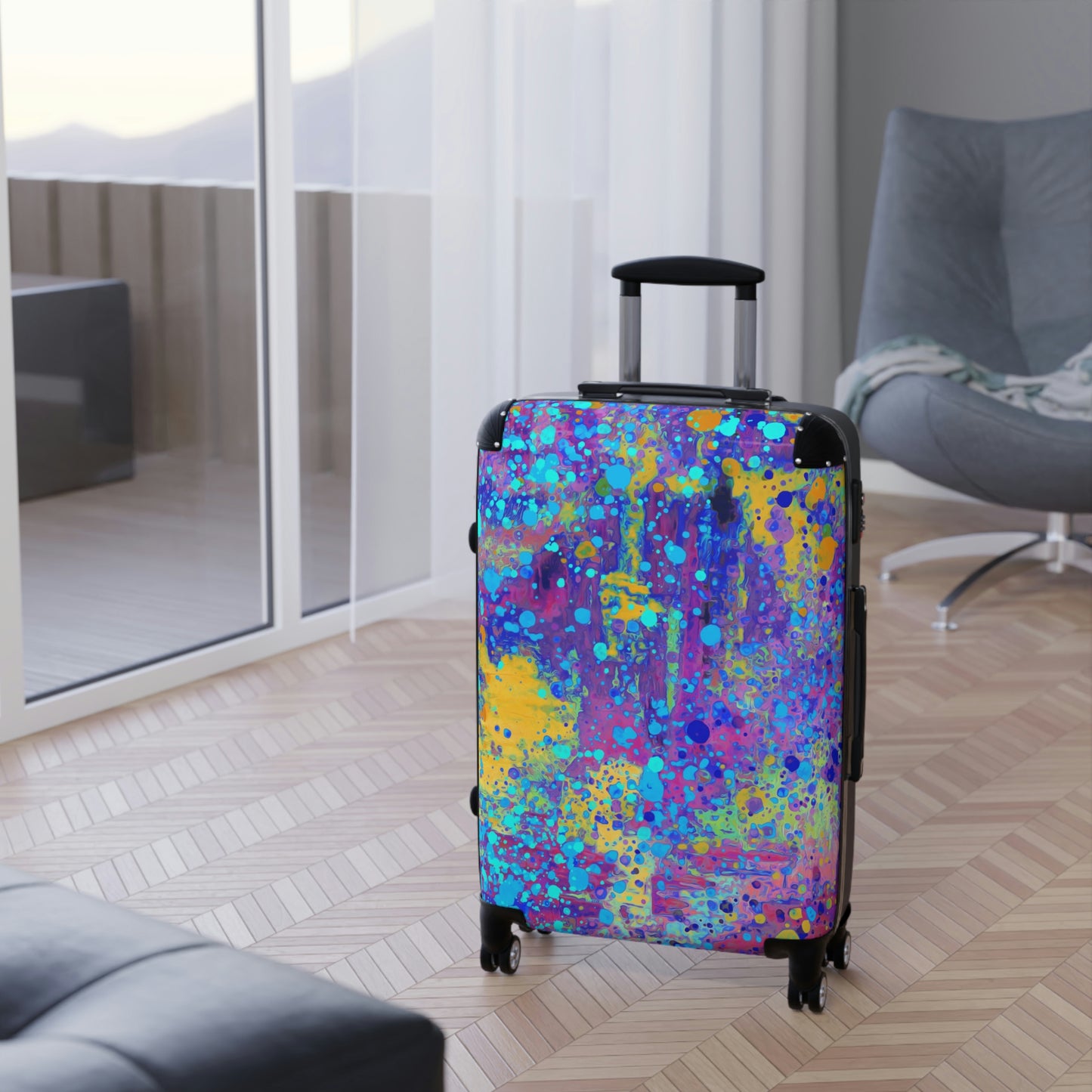 Hard Shell Suitcases - Happy Splash
