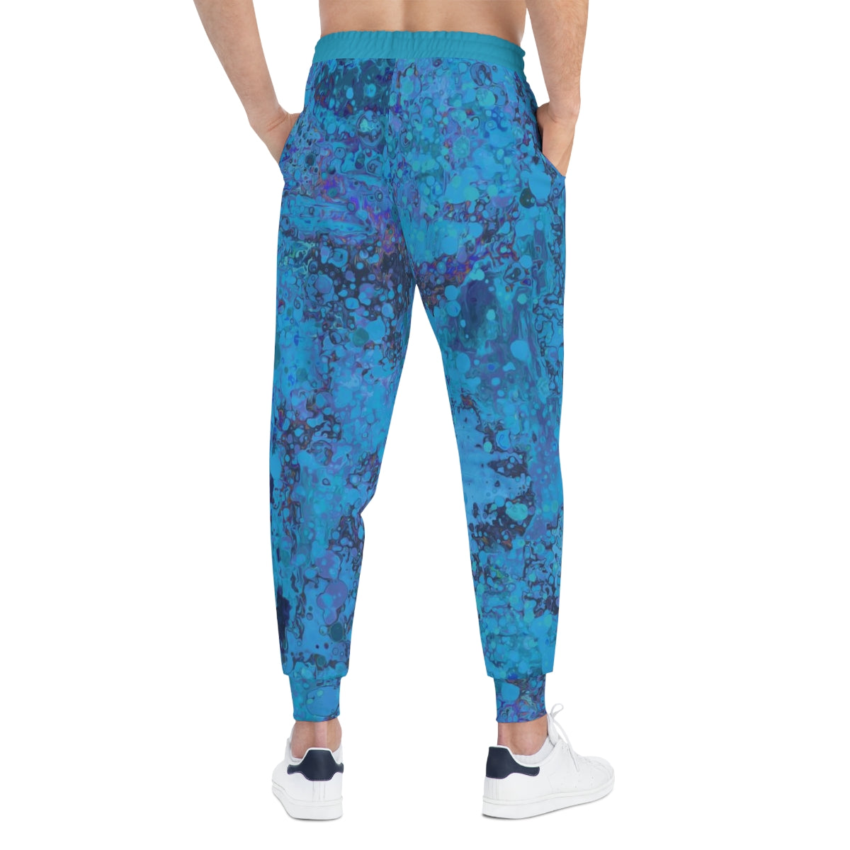 Athletic Joggers - Happy Splash-Turquoise/Blue