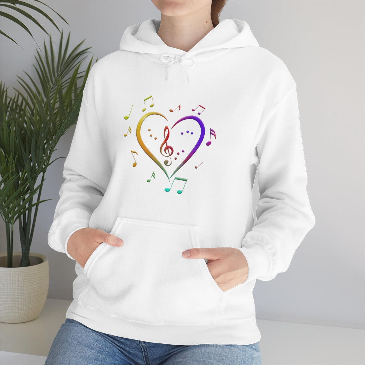 Unisex Heavy Blend™ Hooded Sweatshirt - Love of Music