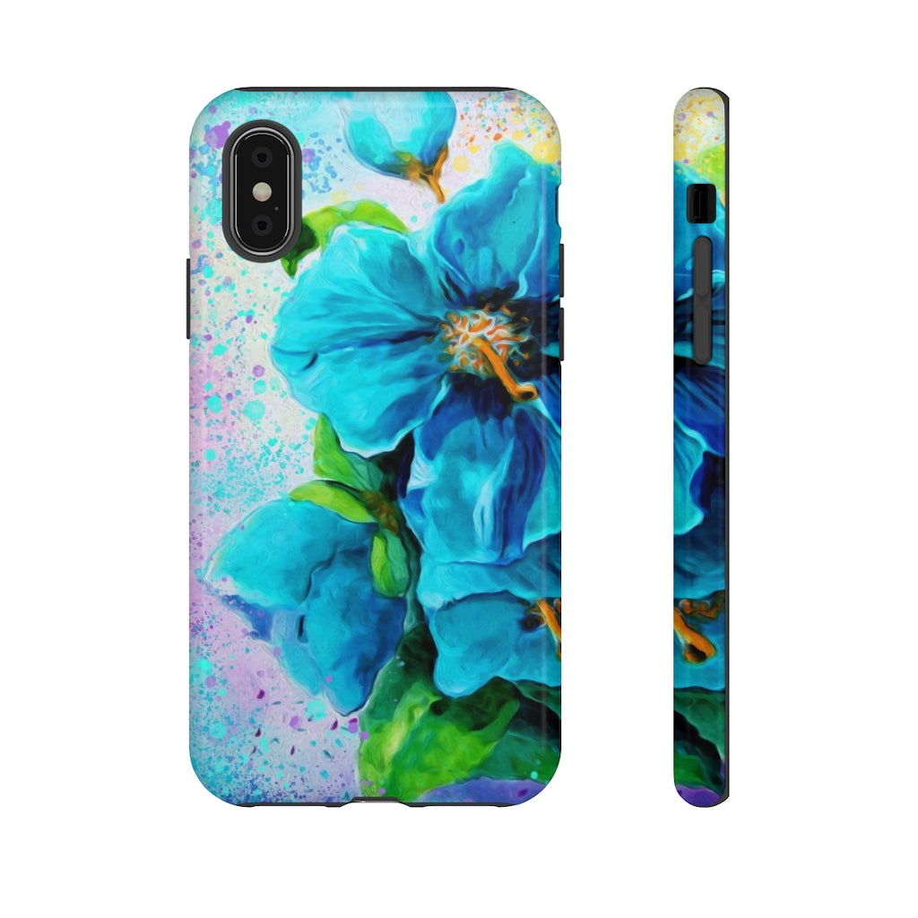 Tough Cases - Blue Hibiscus Heaven