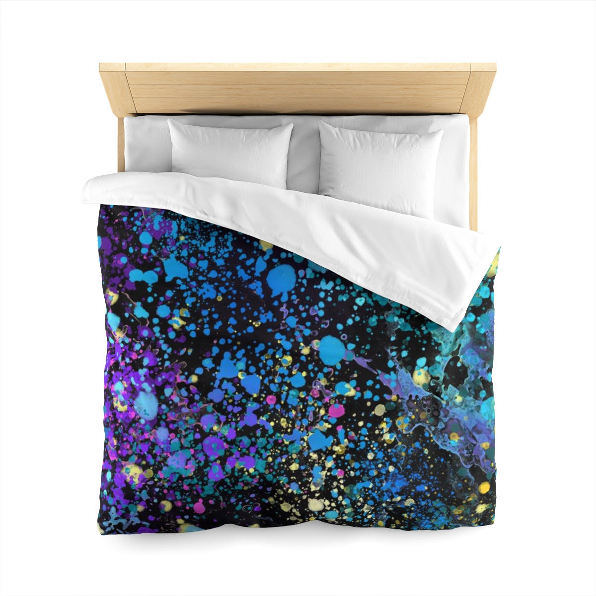 Microfiber Duvet Cover - Colorful Universe
