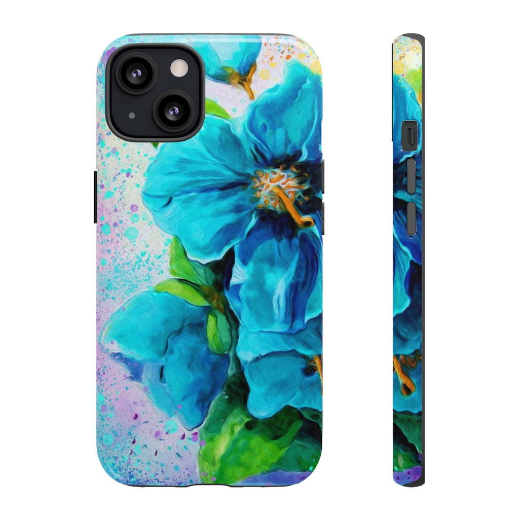Tough Cases - Blue Hibiscus Heaven