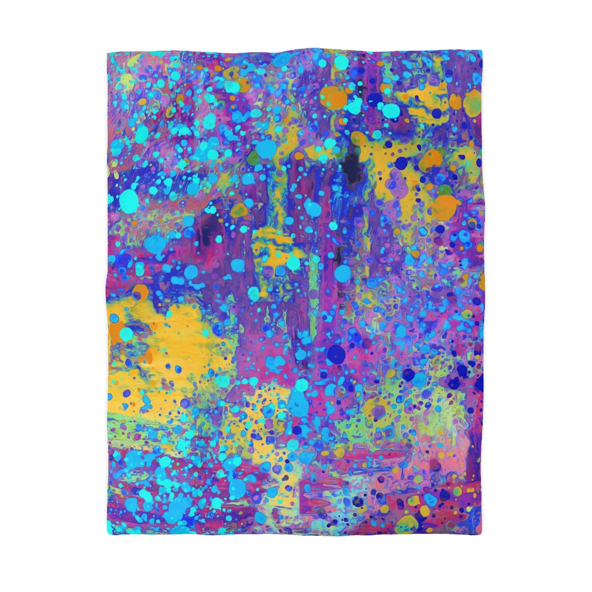 Microfiber Duvet Cover - Happy Splash/Multicolor
