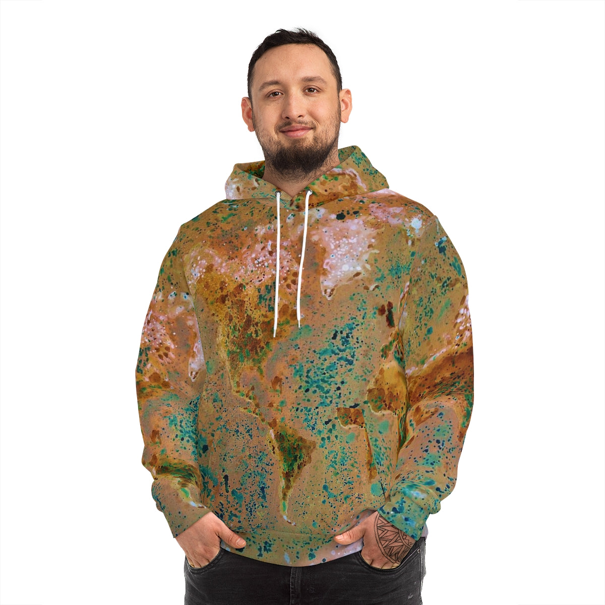 Fashion Hoodie - World Map