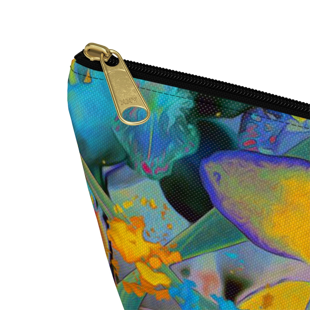 Accessory Pouch w T-bottom - Midnight Orchid