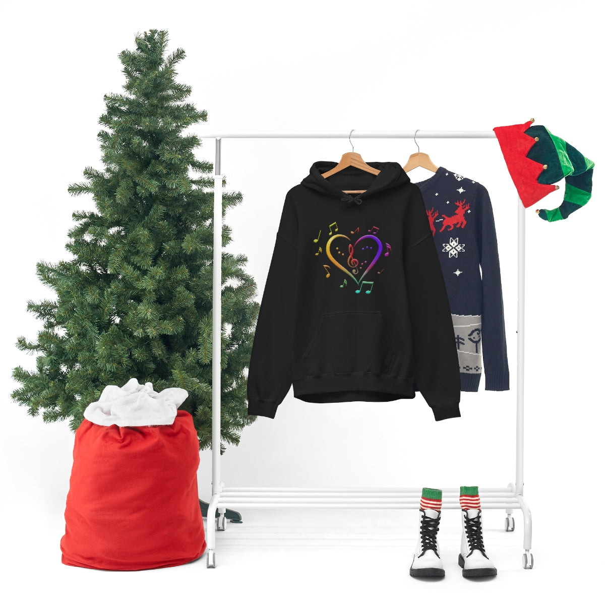 Unisex Heavy Blend™ Hooded Sweatshirt - Love of Music