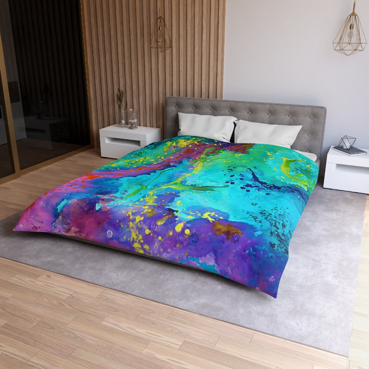Microfiber Duvet Cover - Turbulence