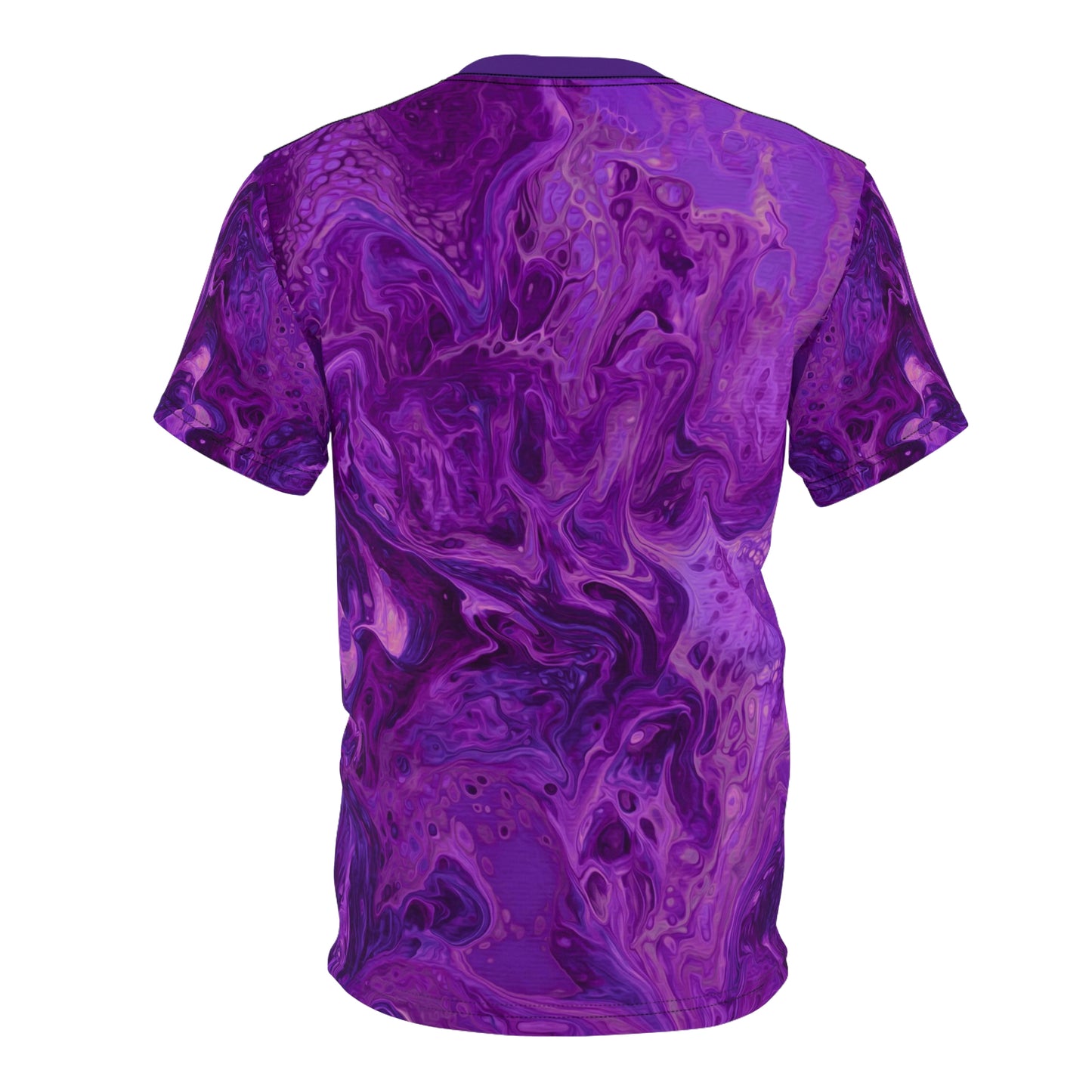 Unisex Soft Tee - Life's Mystery - Purple-Rose
