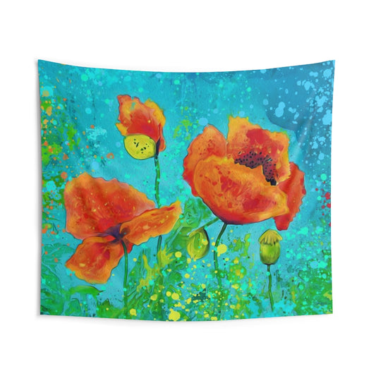 Indoor Wall Tapestries - California Poppies