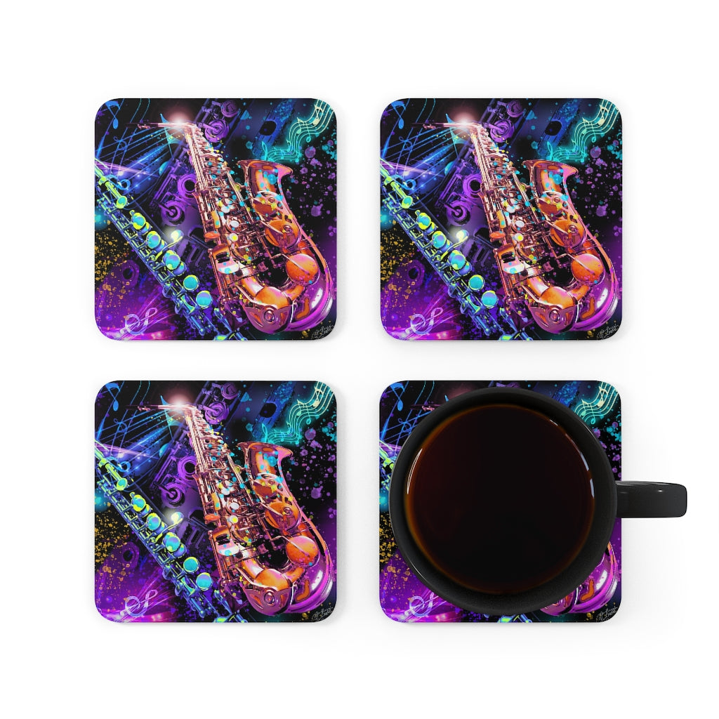 Cork Back Coaster - Music 2