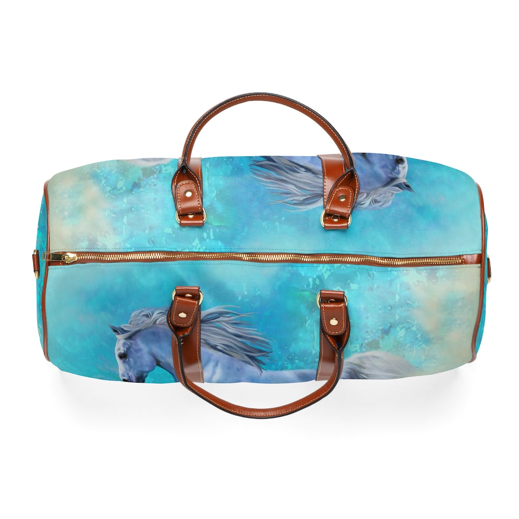 Waterproof Travel Bag - Blue Horse