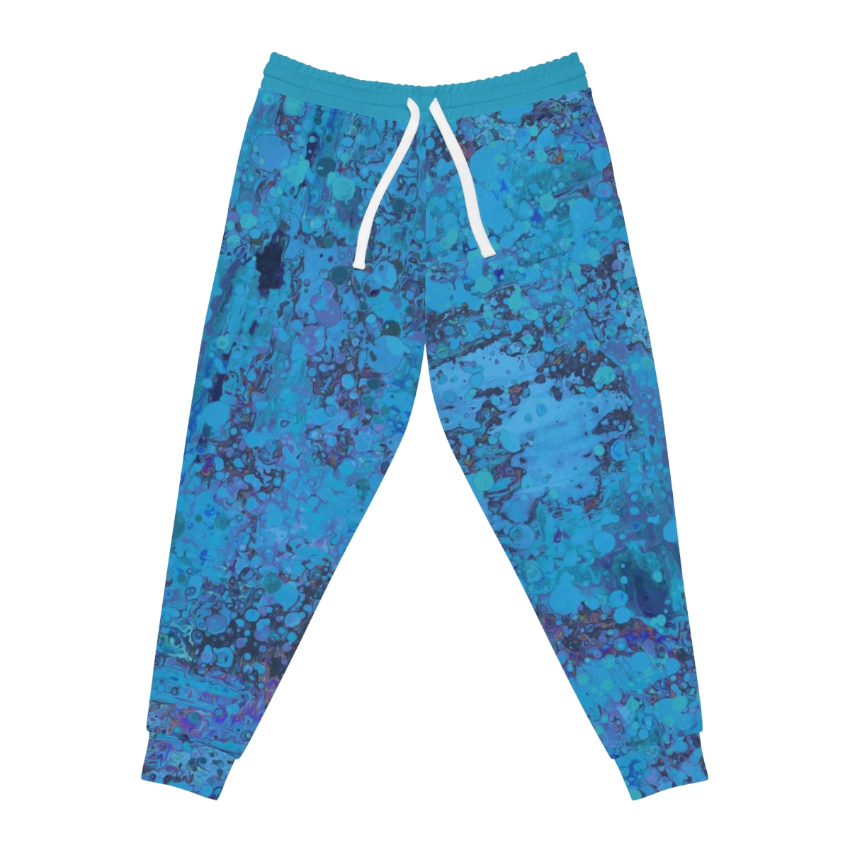 Athletic Joggers - Happy Splash-Turquoise/Blue