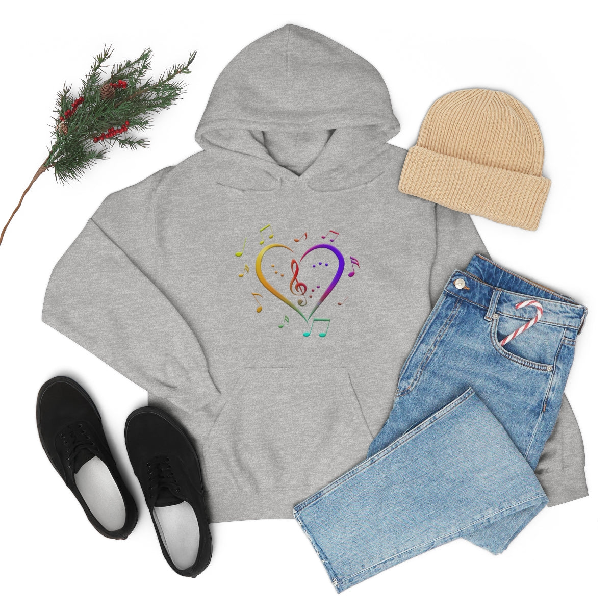 Unisex Heavy Blend™ Hooded Sweatshirt - Love of Music