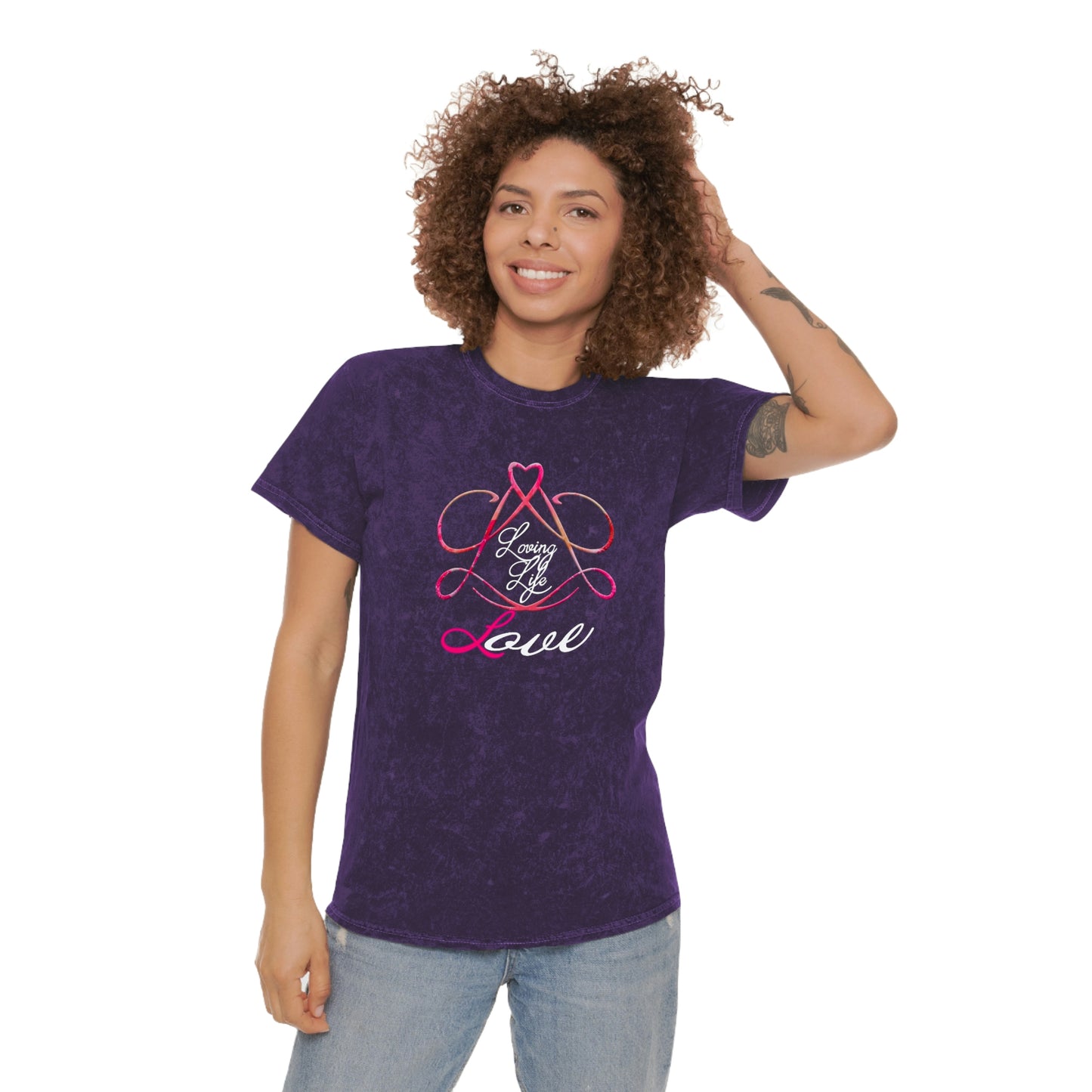 Unisex Mineral Wash T-Shirt - LL/LOVE