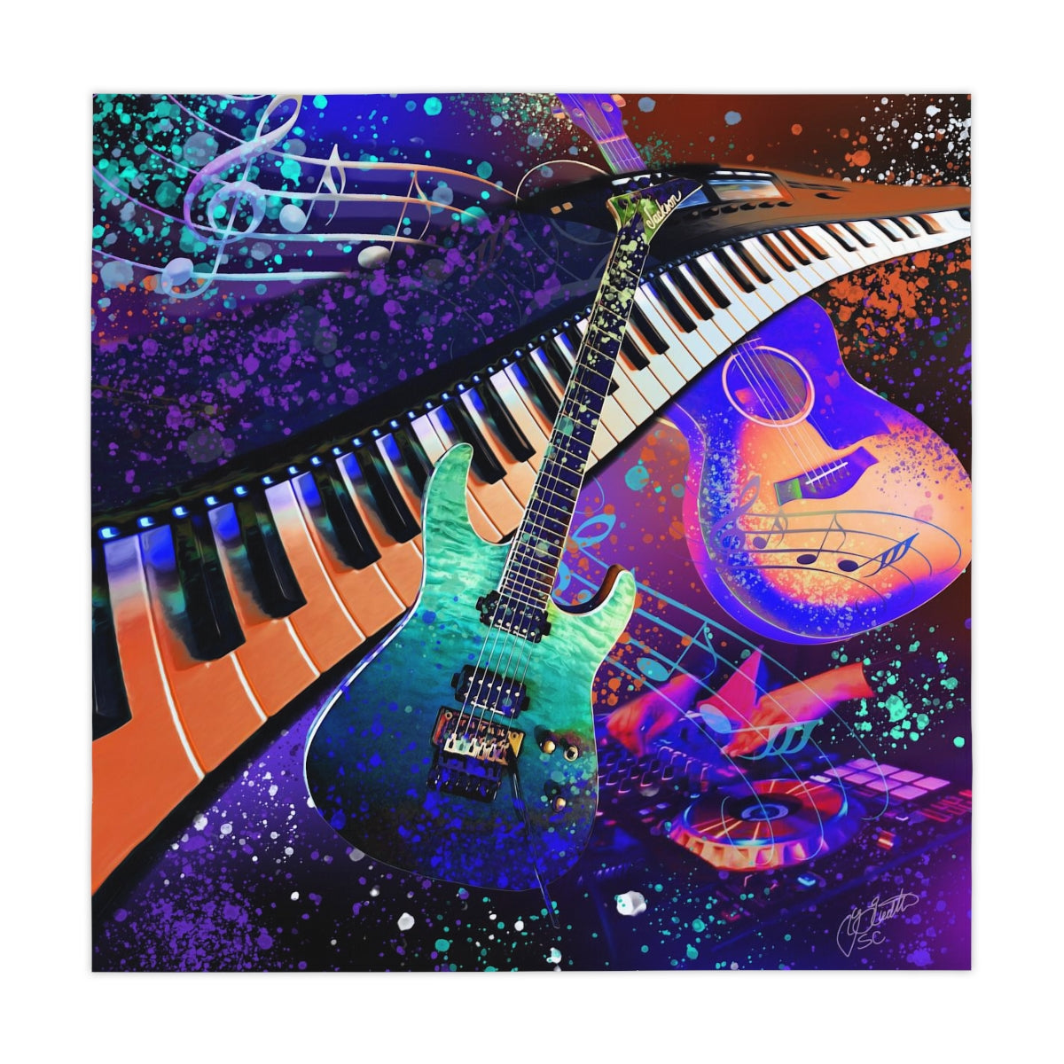 Table Cloth - Music 1