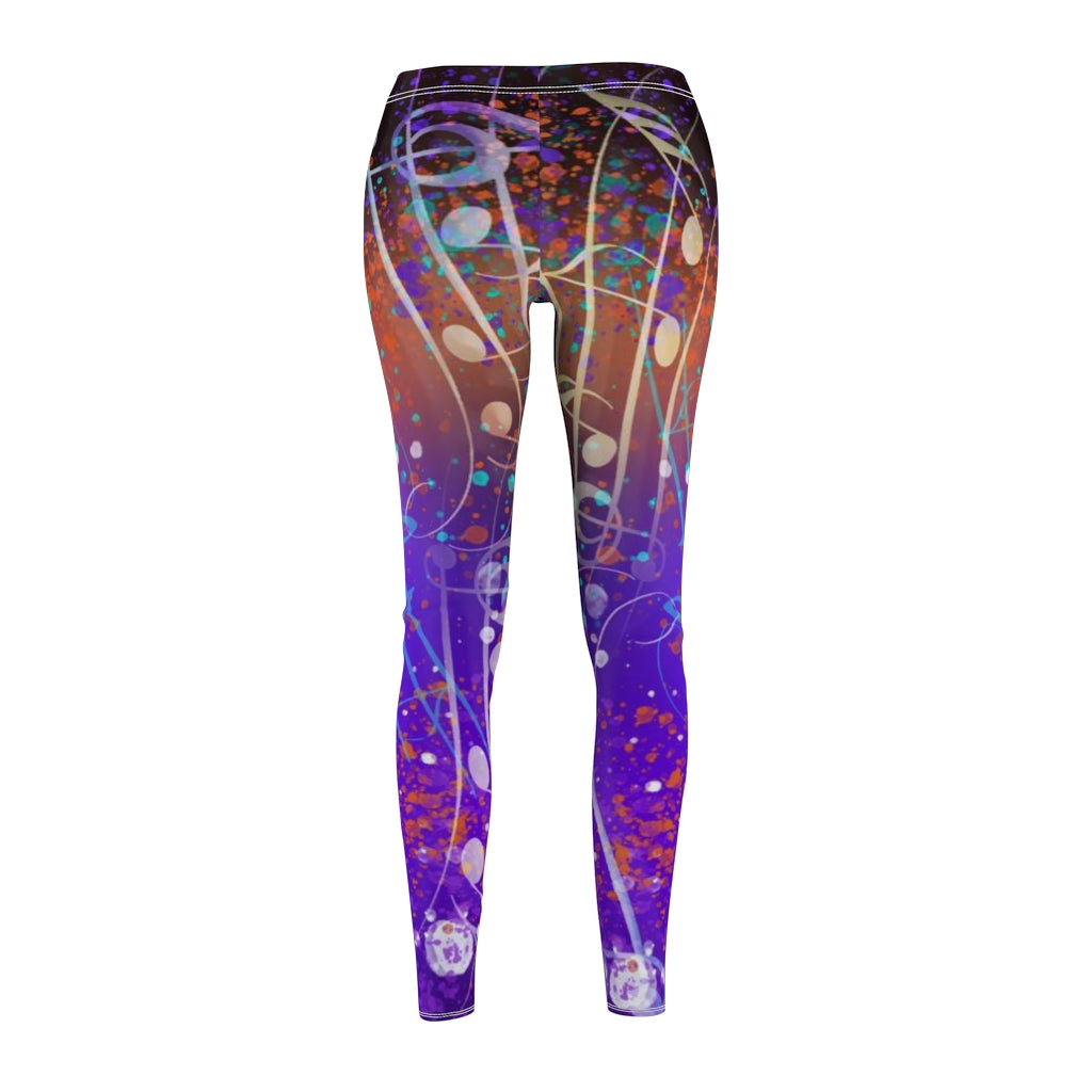 Sport & Casual Leggings - Music Notes