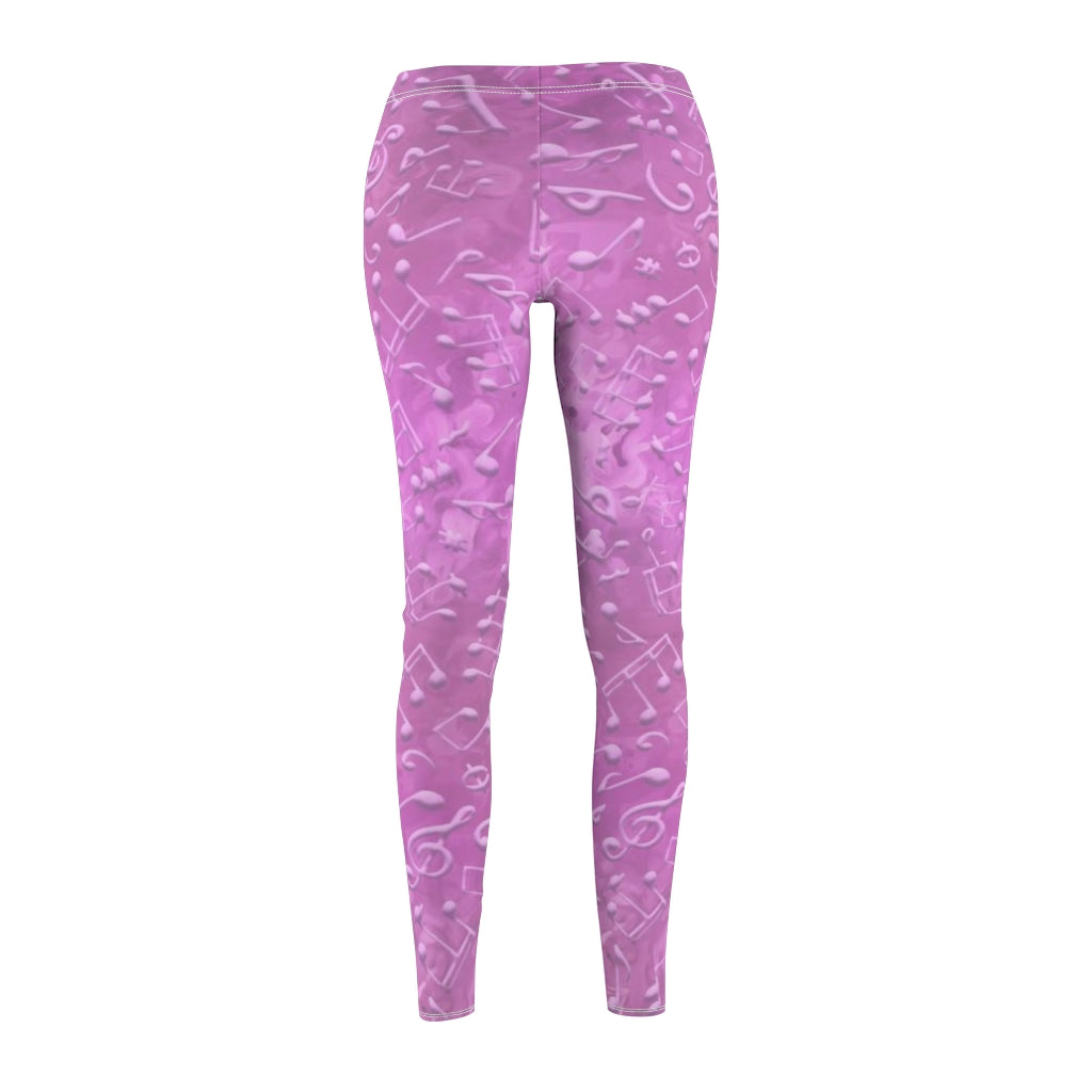 Sport & Casual Leggings - Love of Music/Pink