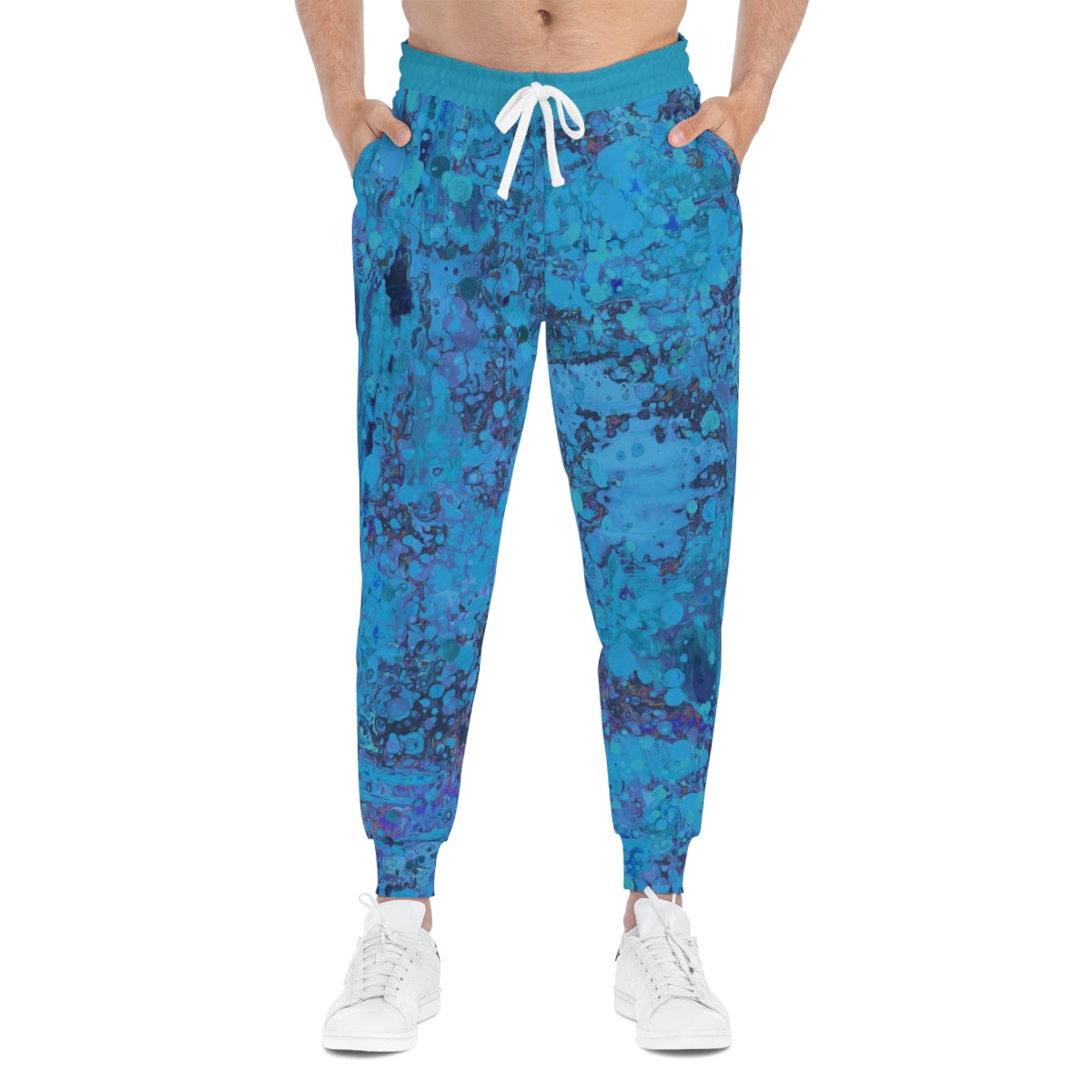 Athletic Joggers - Happy Splash-Turquoise/Blue