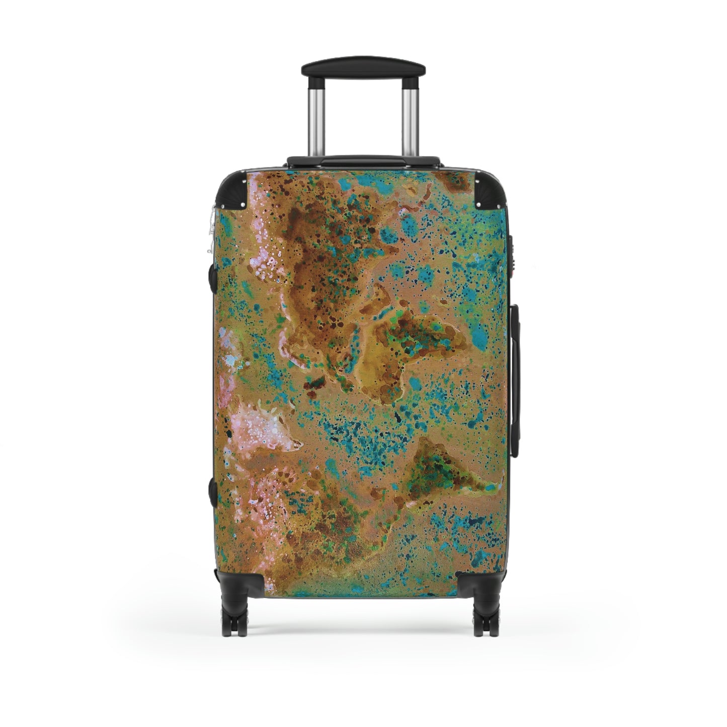 Hard Shell Suitcases - World Map