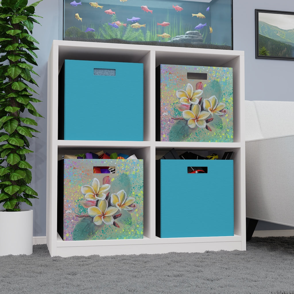 Felt Storage Box - Plumeria
