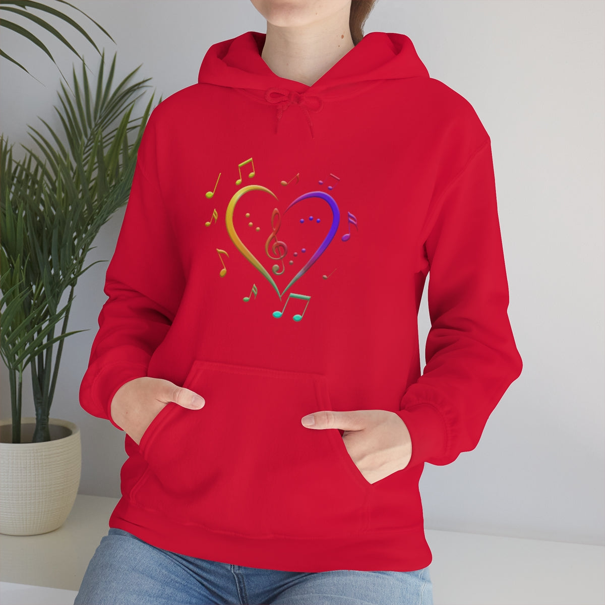 Unisex Heavy Blend™ Hooded Sweatshirt - Love of Music