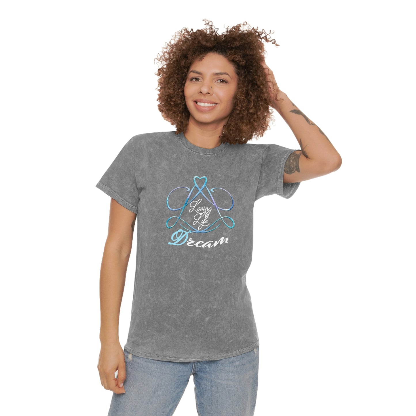 Unisex Mineral Wash T-Shirt - LL/Dream