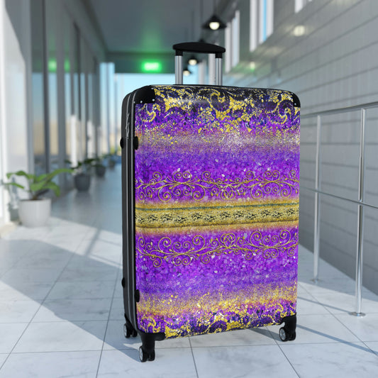 Hard Shell Suitcases - Royal Purple
