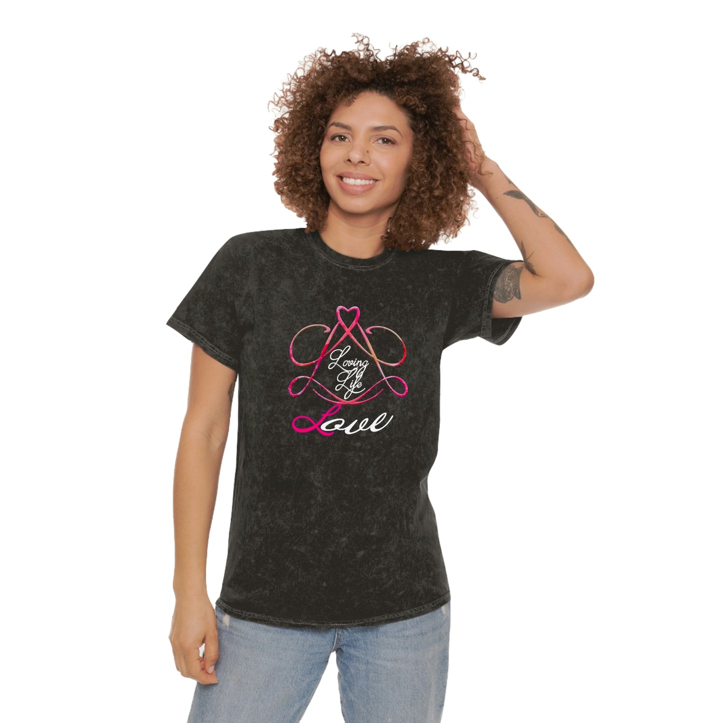 Unisex Mineral Wash T-Shirt - LL/LOVE