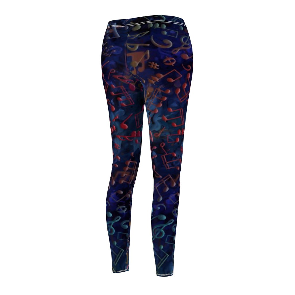Sport & Casual Leggings - Love of Music/Black