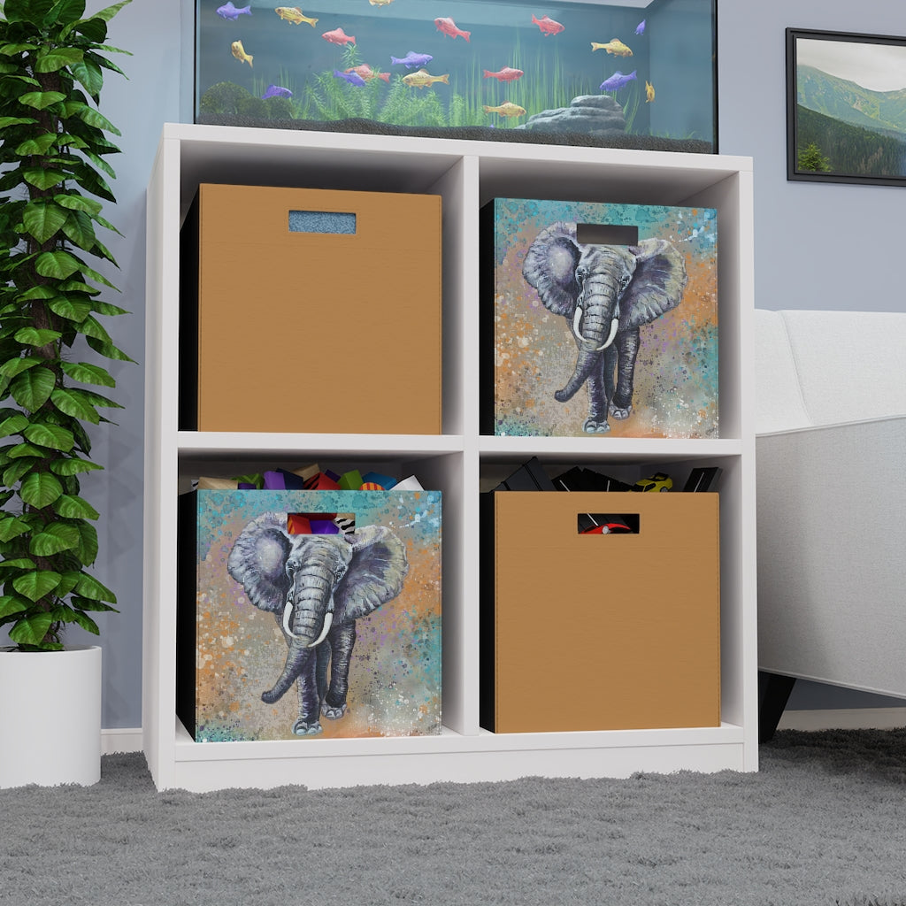 Felt Storage Box - African Elephant