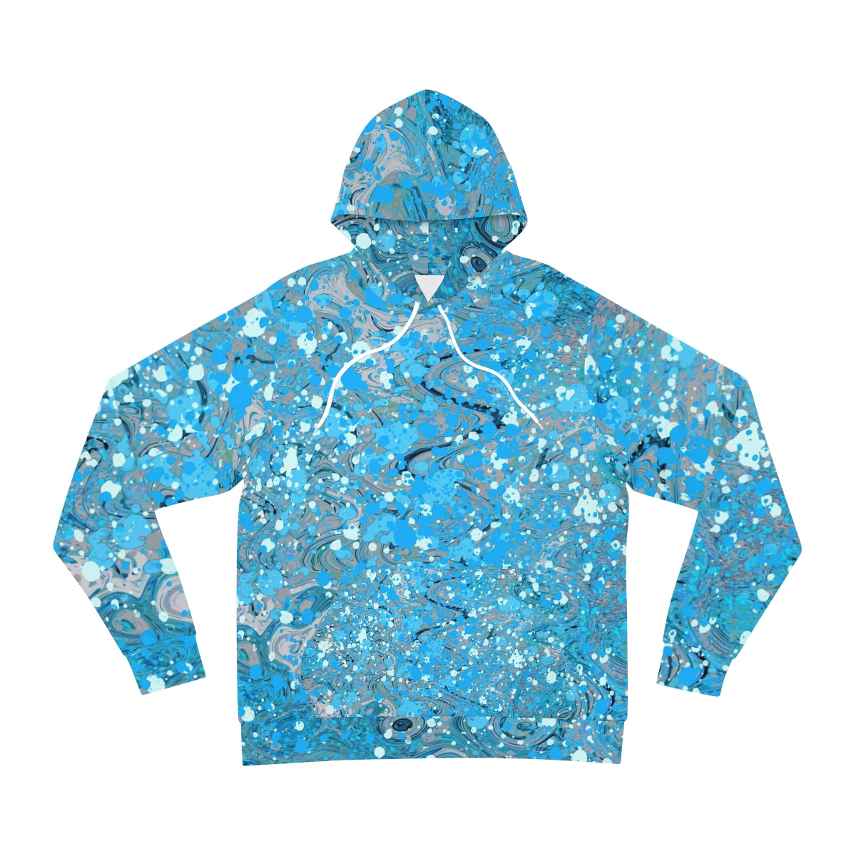 Fashion Hoodie - Color Swirls - Blue