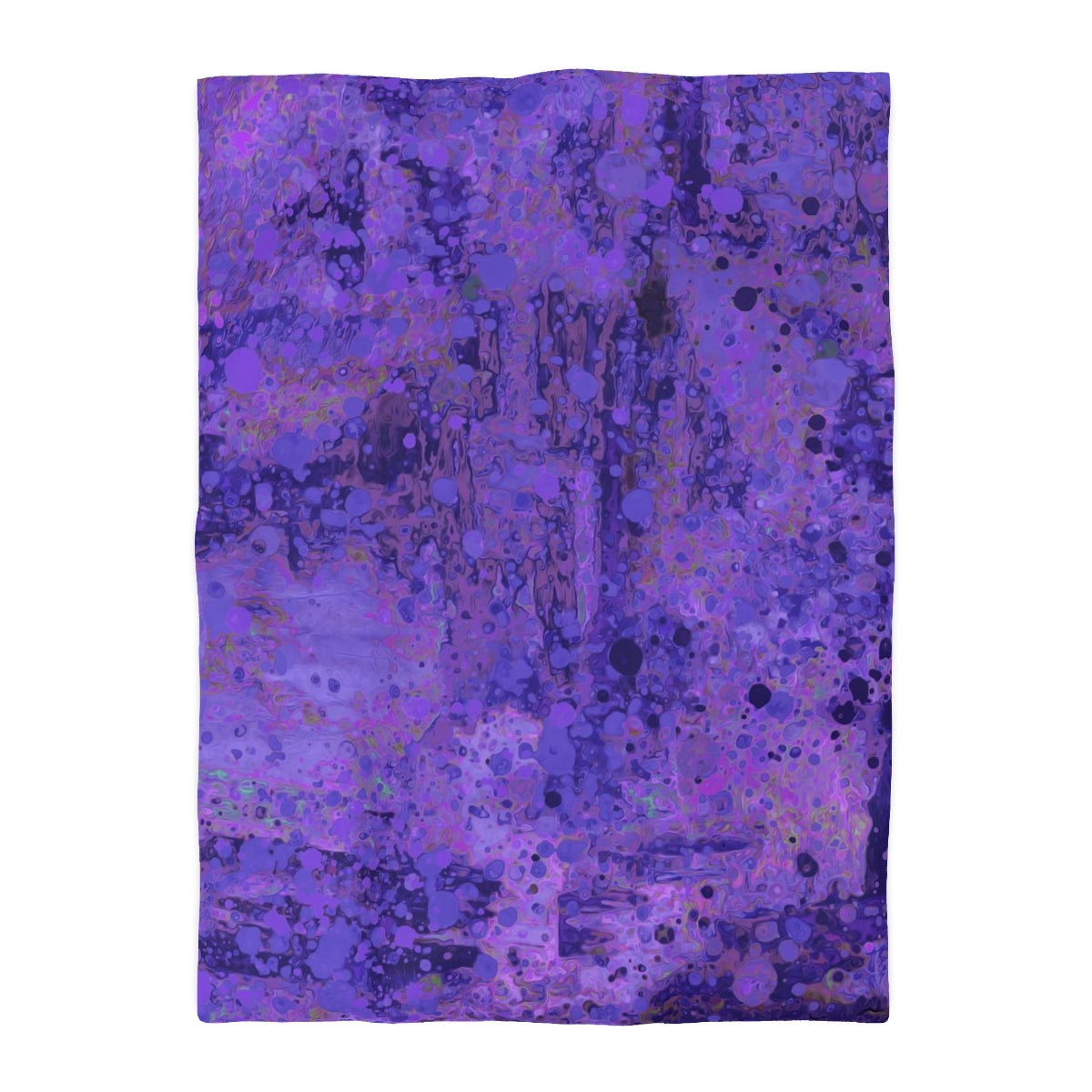 Microfiber Duvet Cover - Happy Splash/Deep Purple
