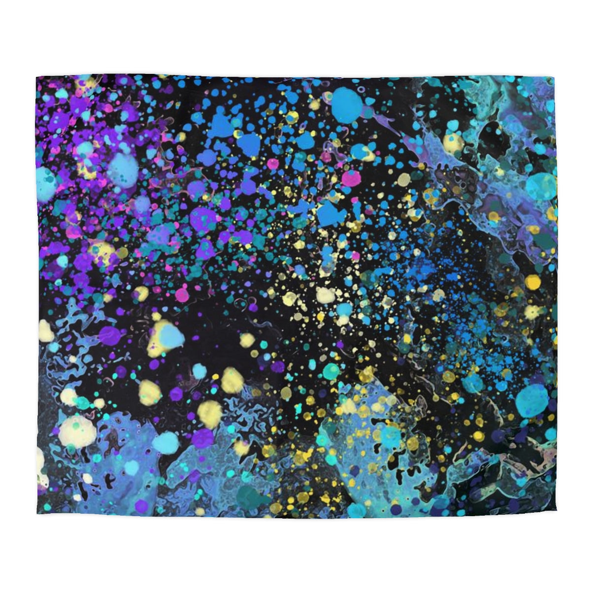 Microfiber Duvet Cover - Colorful Universe