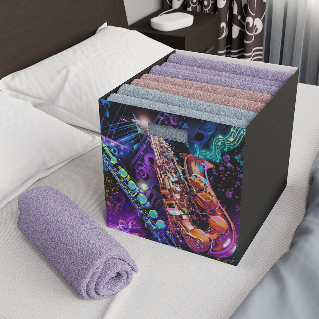 Felt Storage Box - Music 2